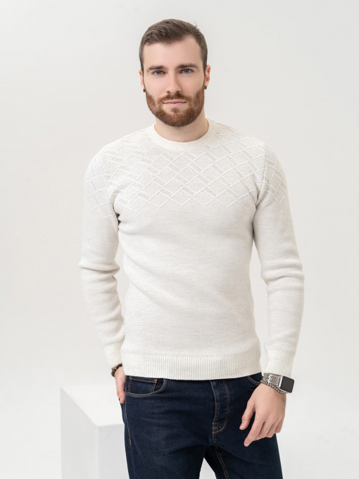 Светри та кардигани ISSA Plus модель GN4-89_lightbeige Фото