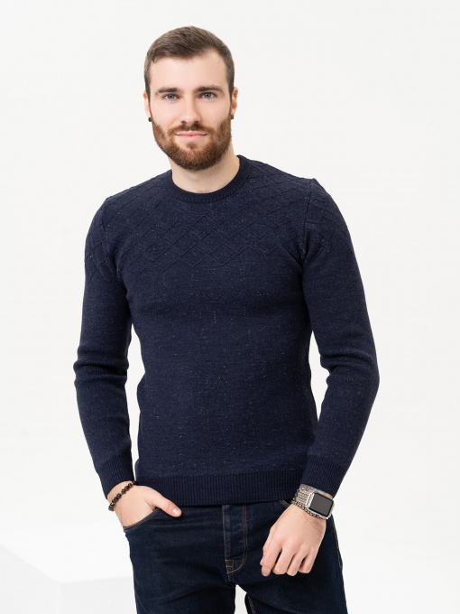 Светри та кардигани ISSA Plus модель GN4-89_darkblue Фото