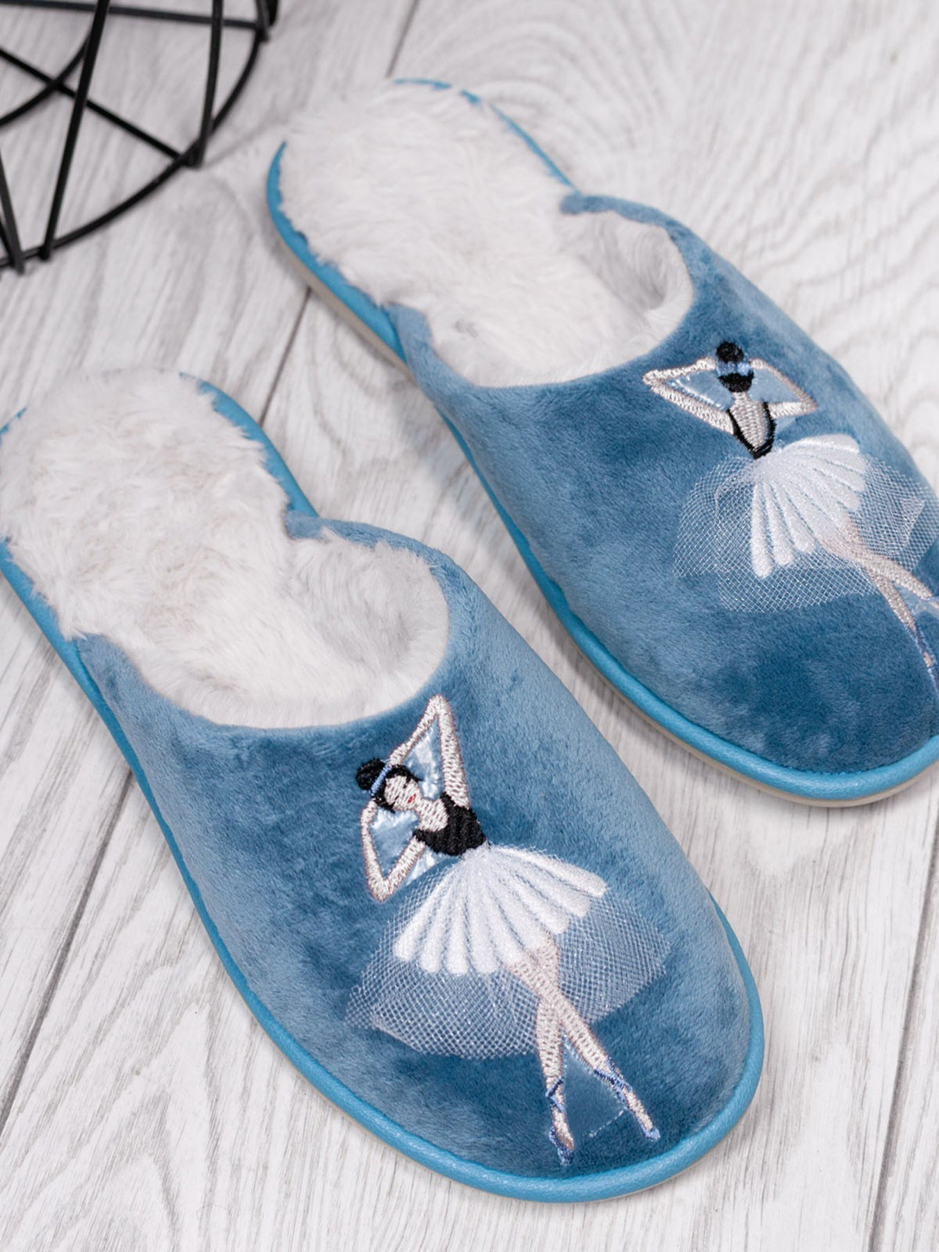 Тапки ISSA Plus модель OB3-16_blue Фото