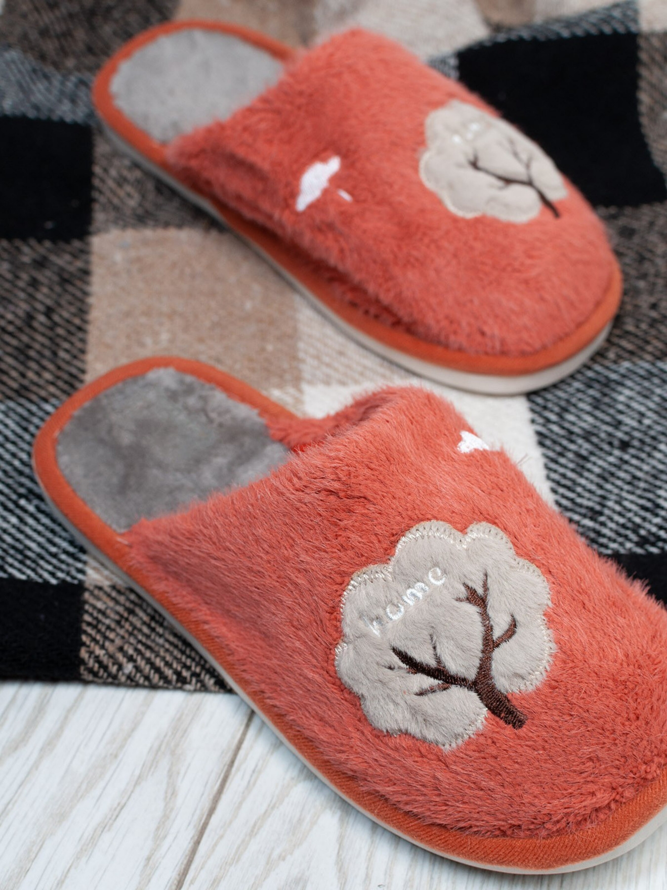 Тапки ISSA Plus модель OB3-24_terracotta Фото