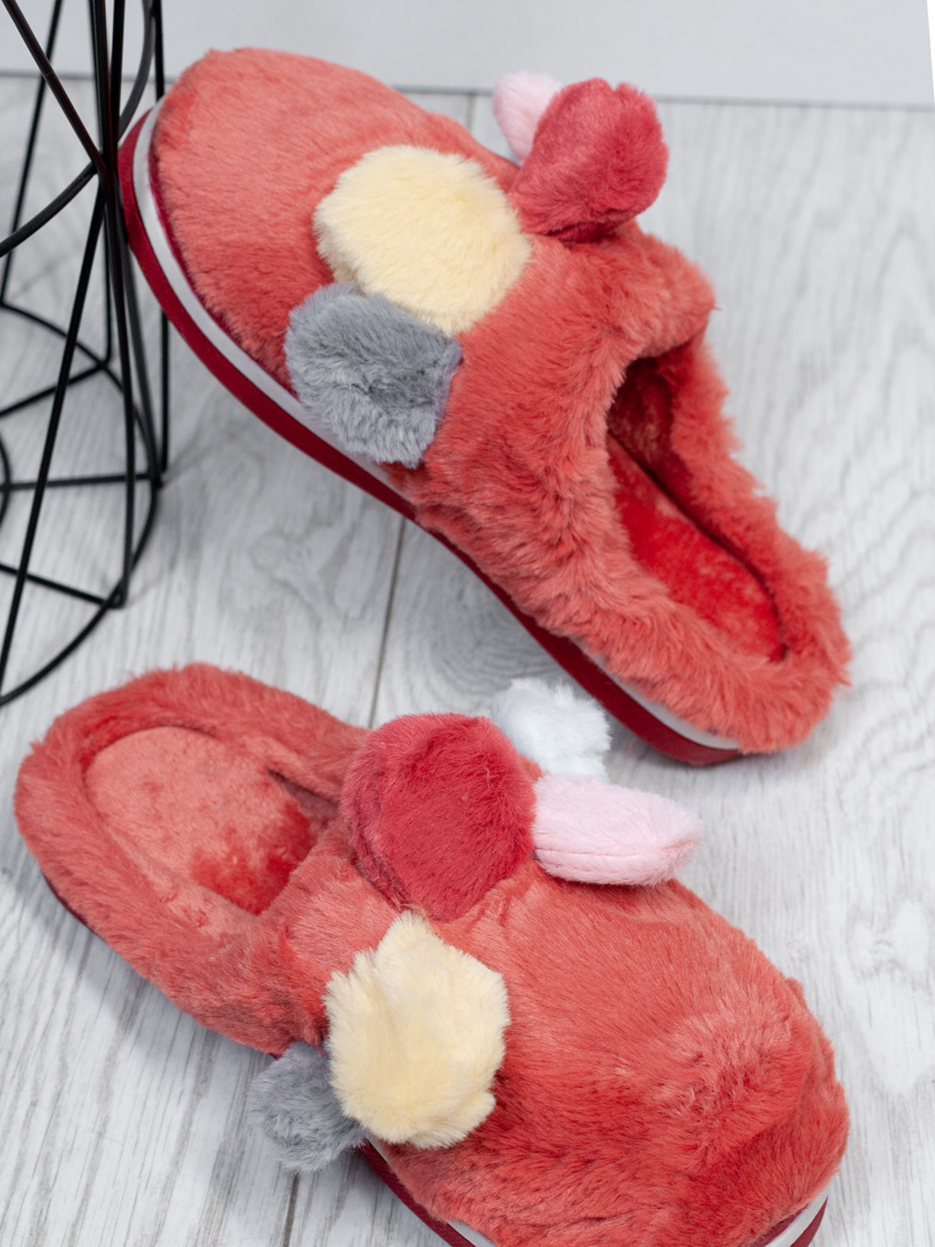 Тапки ISSA Plus модель OB3-25_terracotta Фото