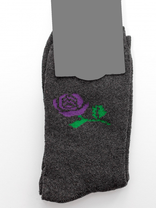 Носки и гольфы ISSA Plus модель NS-213_darkgray Фото