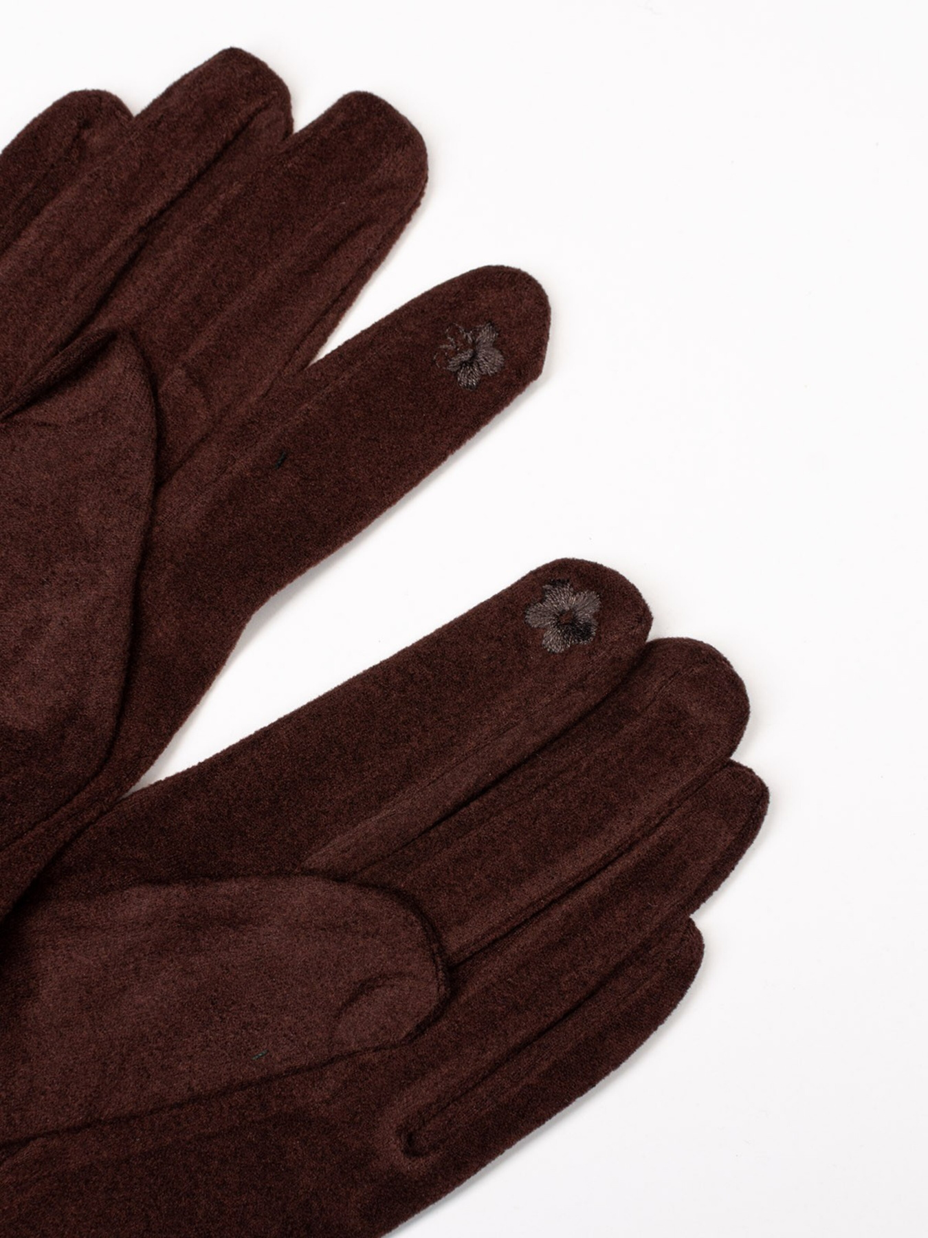 Перчатки и варежки ISSA Plus модель PE-08_darkbrown Фото
