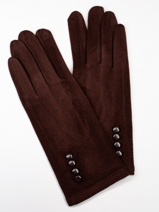 Рукавиці та рукавички ISSA Plus модель PE-08_darkbrown Фото