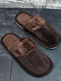 Тапки ISSA Plus модель GOB3-26_brown Фото