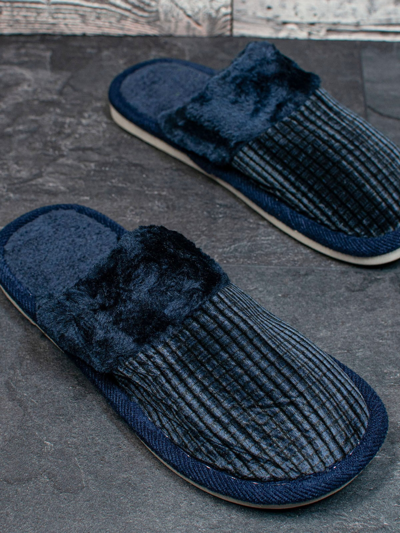 Капці ISSA Plus модель GOB3-27_darkblue Фото