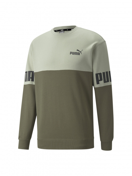 Худи и свитшоты PUMA Power Colorblock Crew модель 848008 Фото