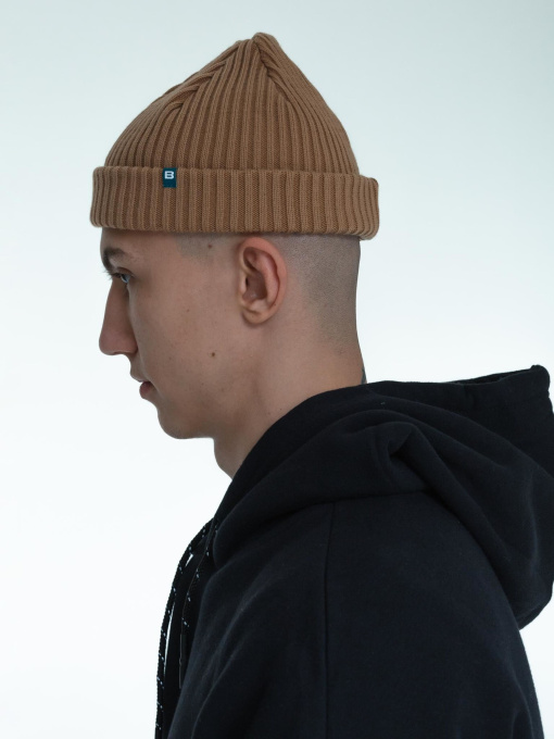 Шапки та кепки Bezlad модель beaniehatbeigesix Фото