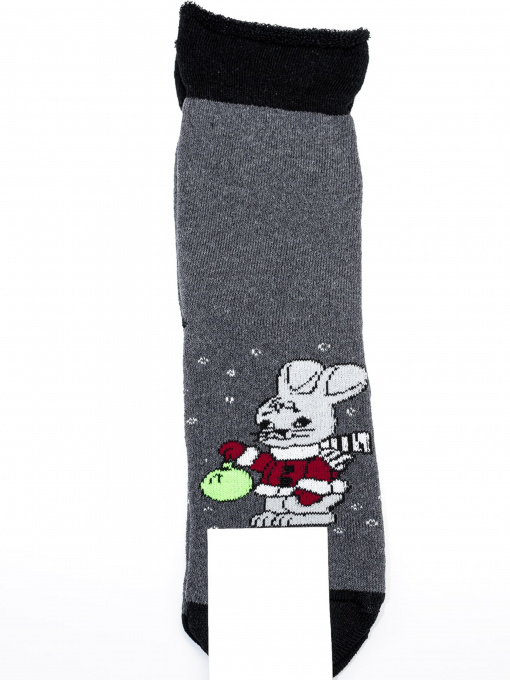 Шкарпетки та гольфи ISSA Plus модель NS-245_darkgray Фото