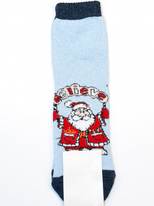Носки и гольфы ISSA Plus модель NS-246_lightblue Фото