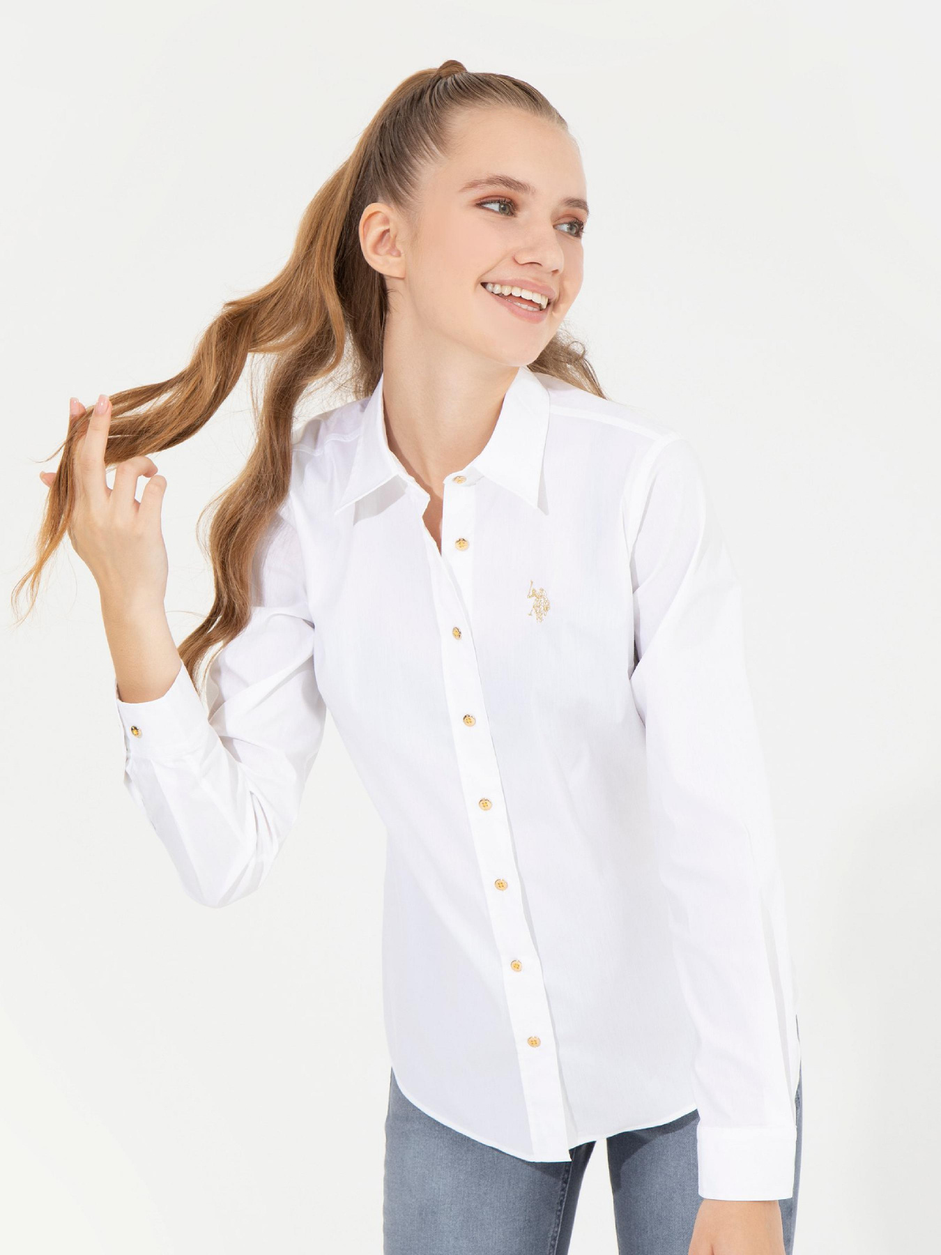 Рубашки US Polo модель G082SZ004.000.1450230.VR013 Фото