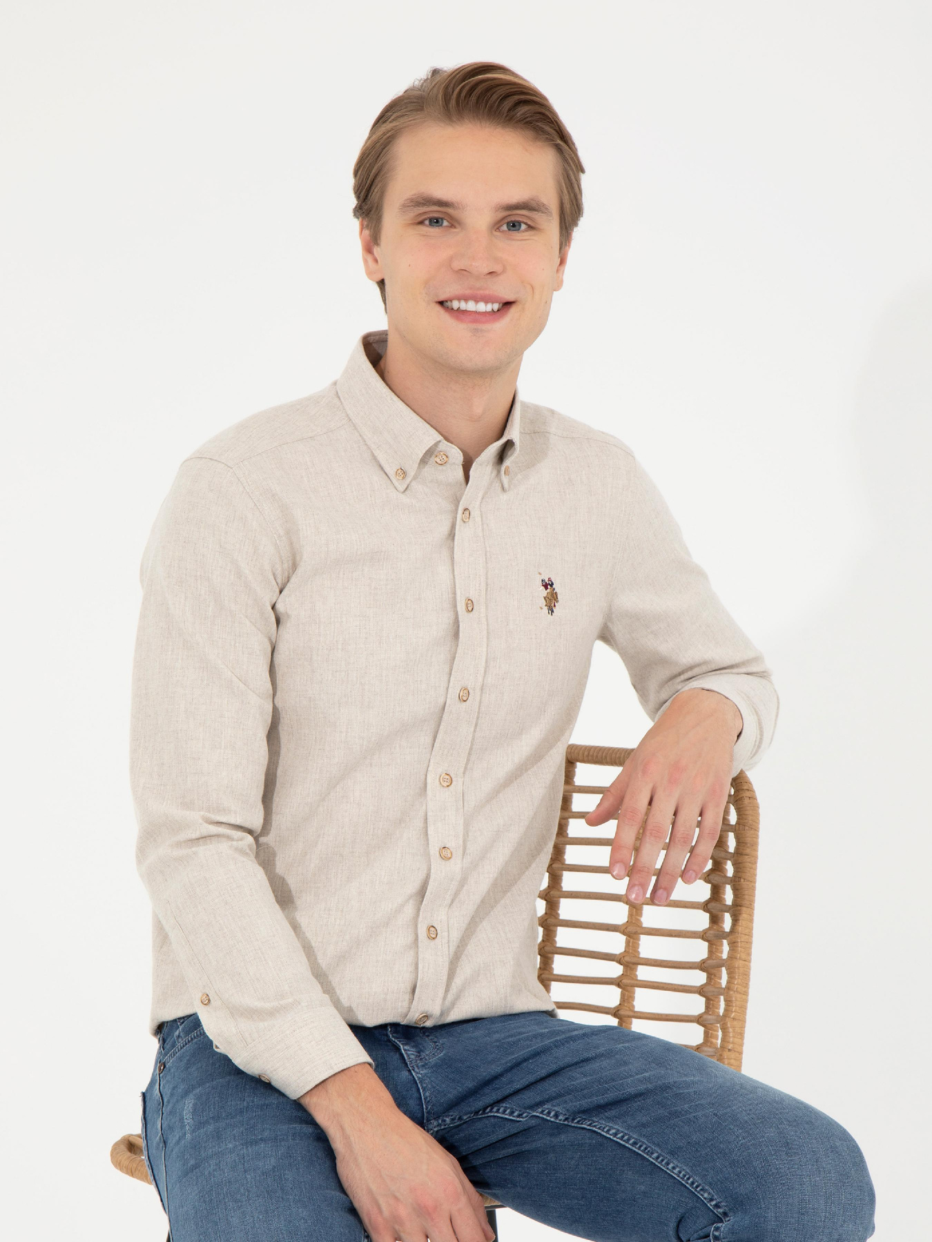 Сорочки US Polo модель G081SZ004.000.1450251.VR011 Фото