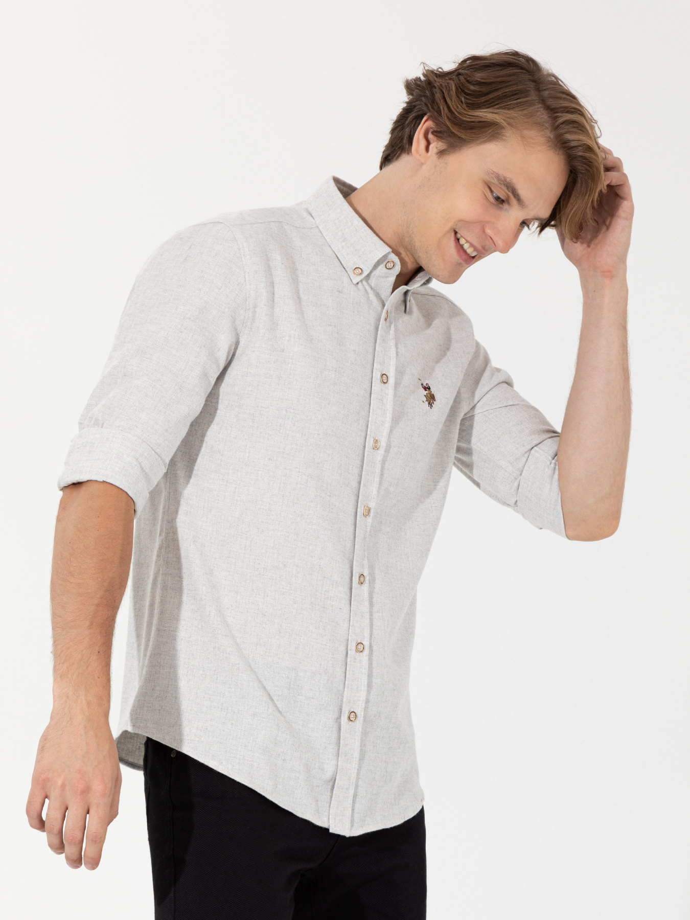 Рубашки US Polo модель G081SZ004.000.1450251.VR019 Фото