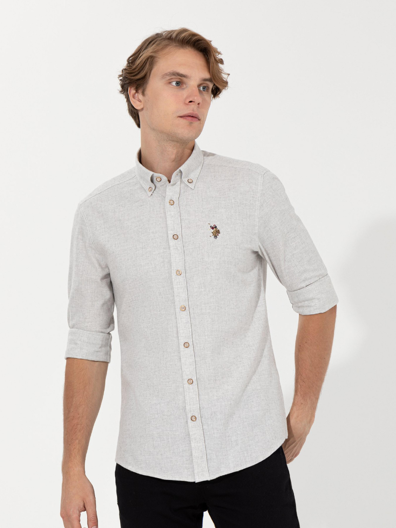 Рубашки US Polo модель G081SZ004.000.1450251.VR019 Фото