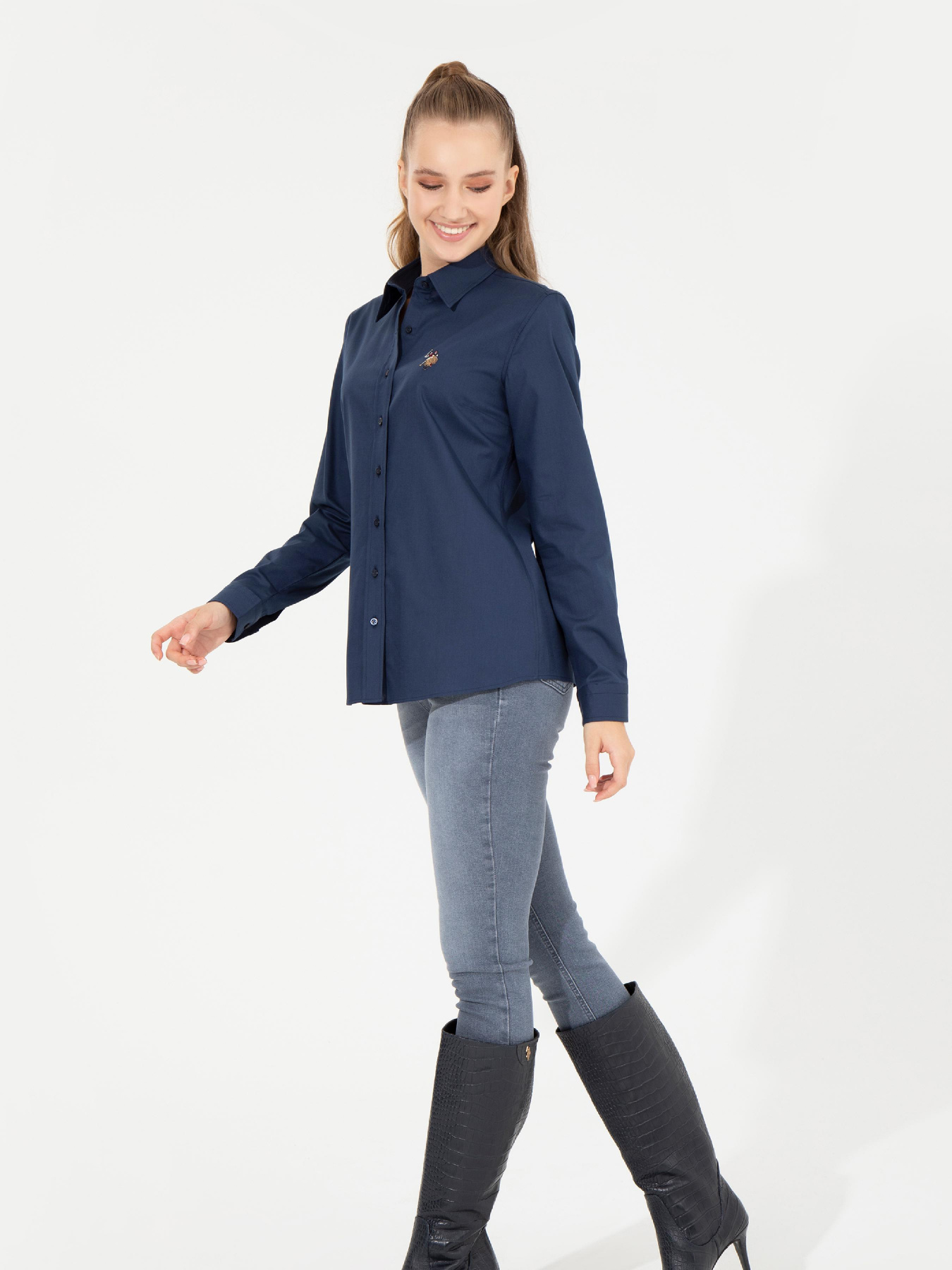 Рубашки US Polo модель G082SZ004.000.1450213.VR033 Фото
