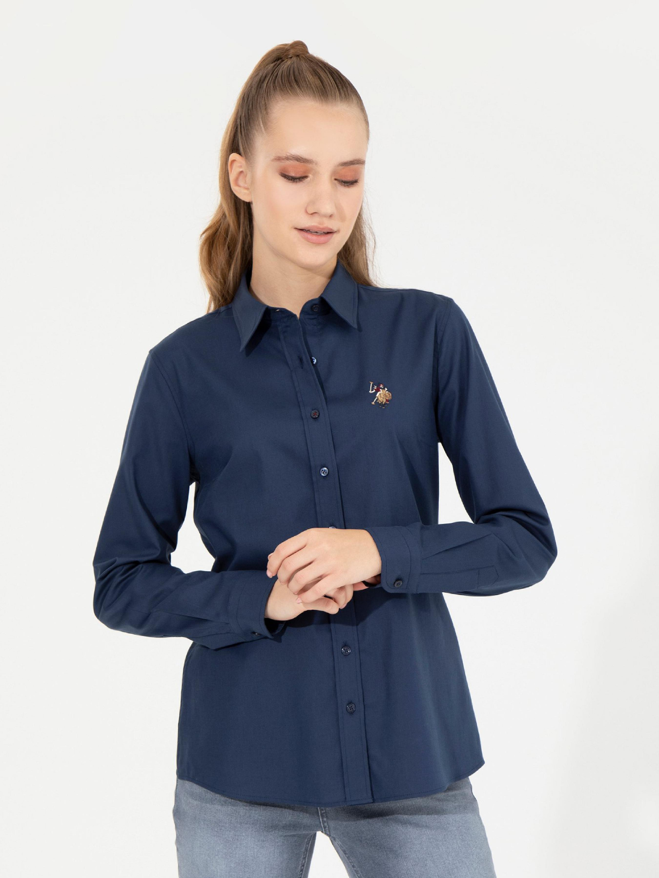Рубашки US Polo модель G082SZ004.000.1450213.VR033 Фото