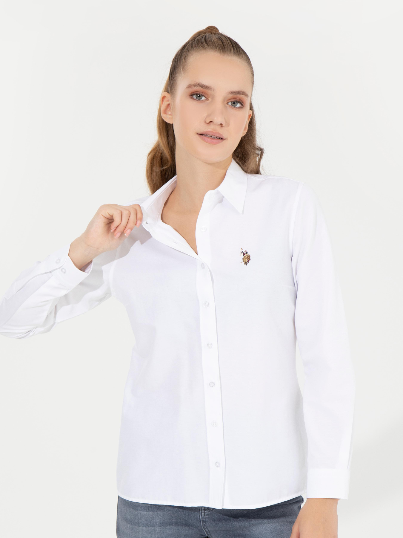 Рубашки US Polo модель G082GL004.000.1450242.VR013 Фото