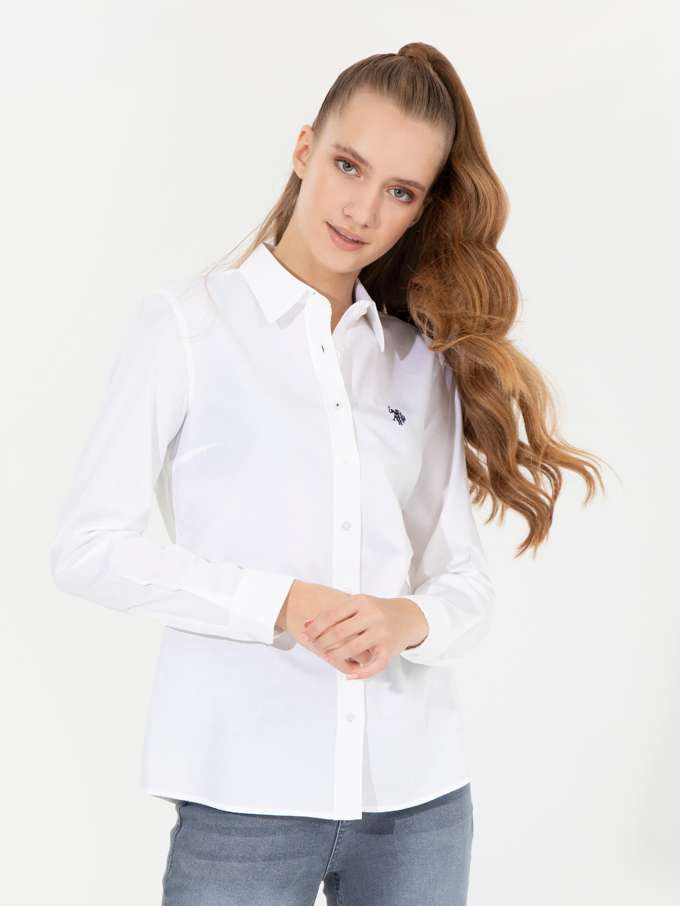 Рубашки US Polo модель G082SZ004.000.1450223.VR013 Фото