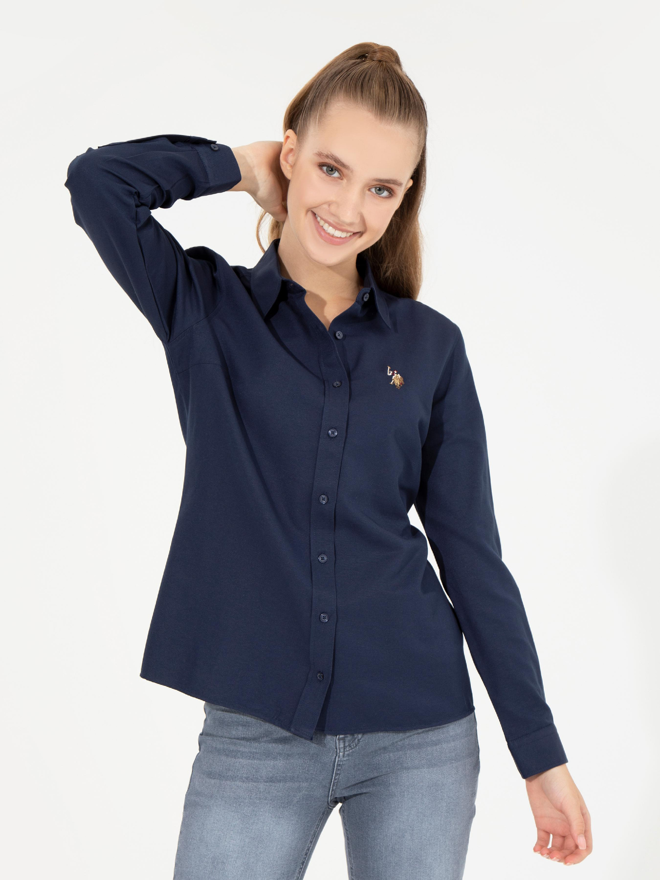 Рубашки US Polo модель G082GL004.000.1450242.VR033 Фото