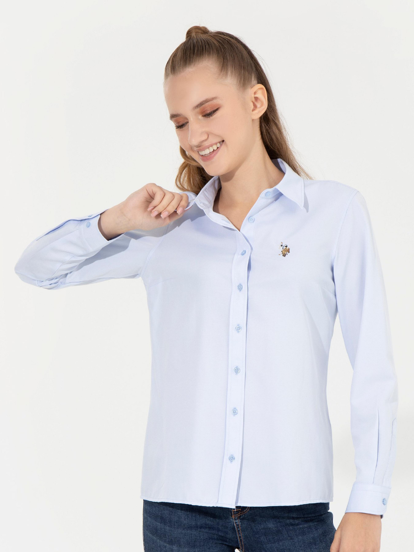 Рубашки US Polo модель G082GL004.000.1450242.VR003 Фото