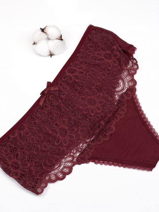 Нижнее белье ISSA Plus модель BL2-585_burgundy Фото