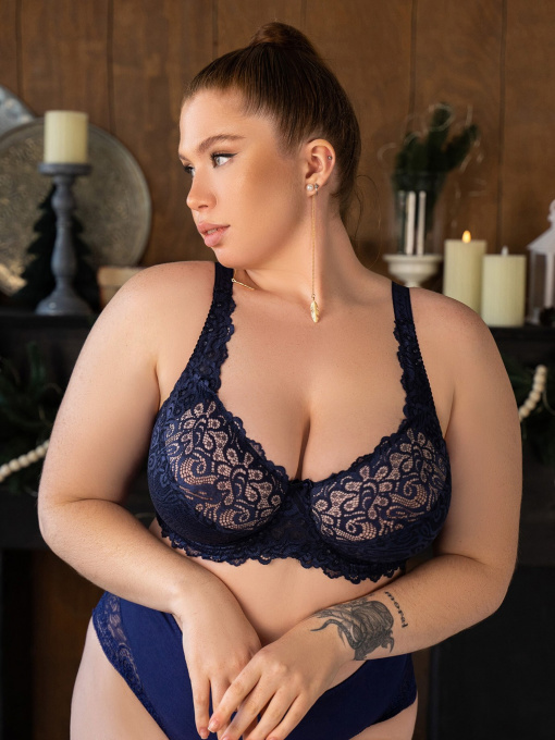 Нижнее белье ISSA Plus модель BL2-566_darkblue Фото