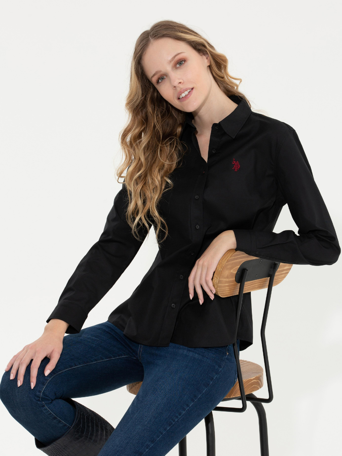 Рубашки US Polo модель G082SZ004.000.1450223.VR046 Фото