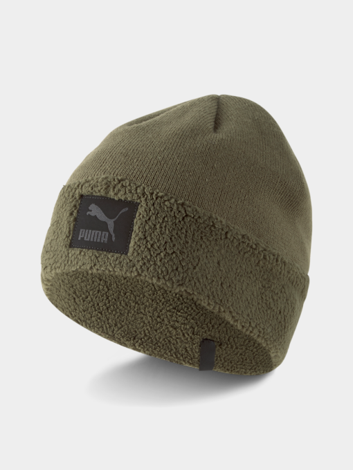 Шапки и кепки PUMA Classic Cuff Sherpa Beanie модель 023448 Фото