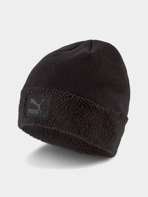 Шапки и кепки PUMA Classic Cuff Sherpa Beanie модель 023448 Фото
