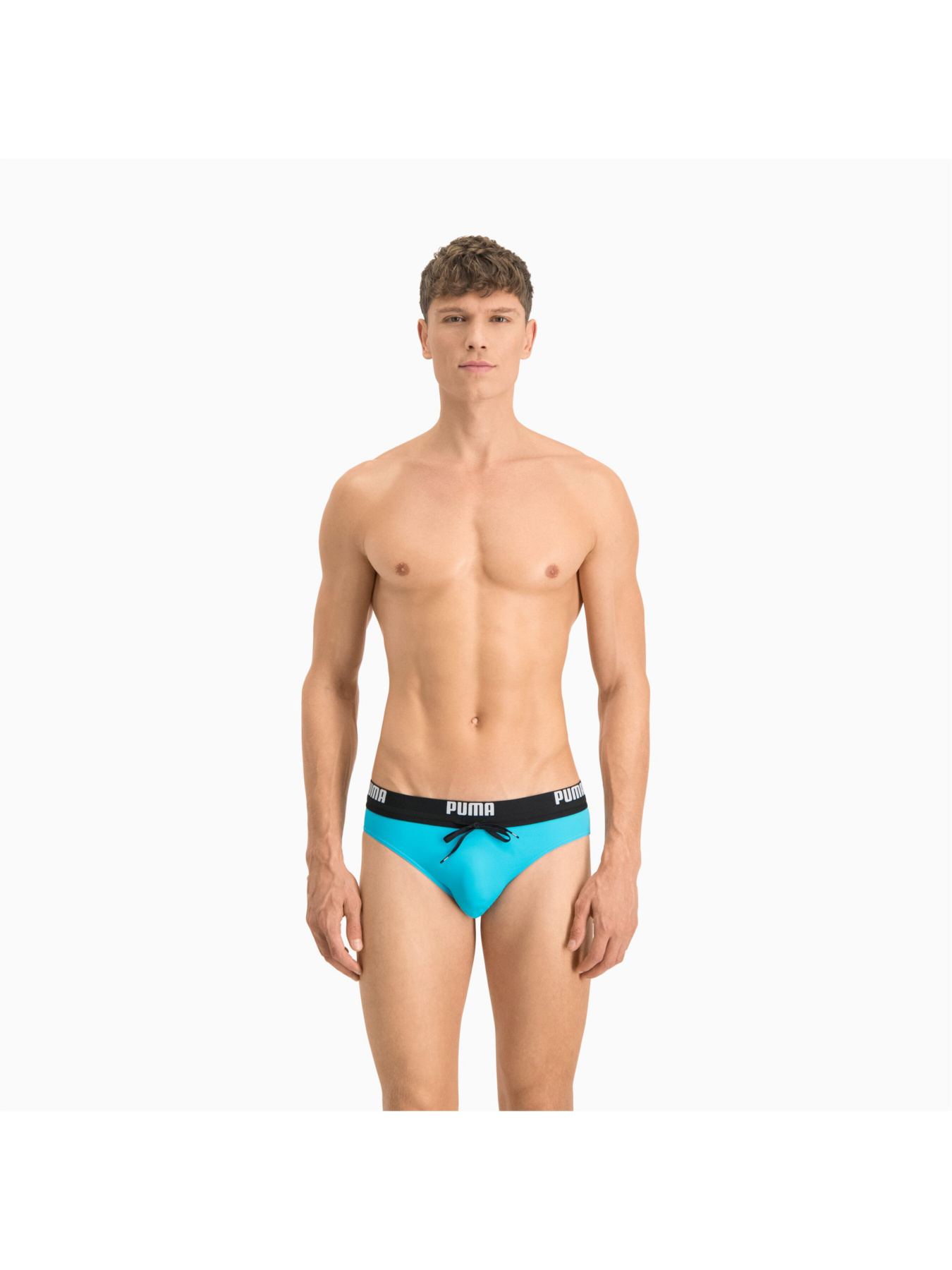 Одежда для пляжа PUMA Swim Men Logo Swim Brie модель 907655 Фото
