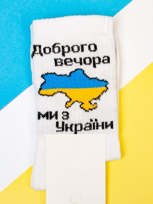 Шкарпетки та гольфи ISSA Plus модель NS-170_white Фото