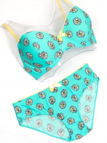 Нижнее белье ISSA Plus модель BL2-669_turquoise Фото