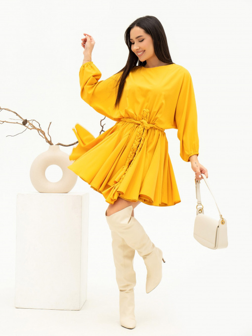 Платья ISSA Plus модель 13680_mustard Фото