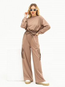 Костюмы ISSA Plus модель 13691_beige Фото
