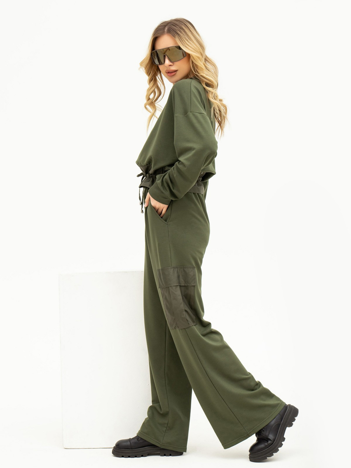 Костюмы ISSA Plus модель 13691_khaki Фото