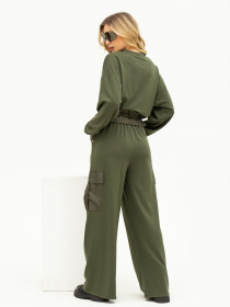 Костюмы ISSA Plus модель 13691_khaki Фото