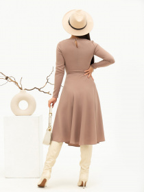 Платья ISSA Plus модель 13692_beige Фото