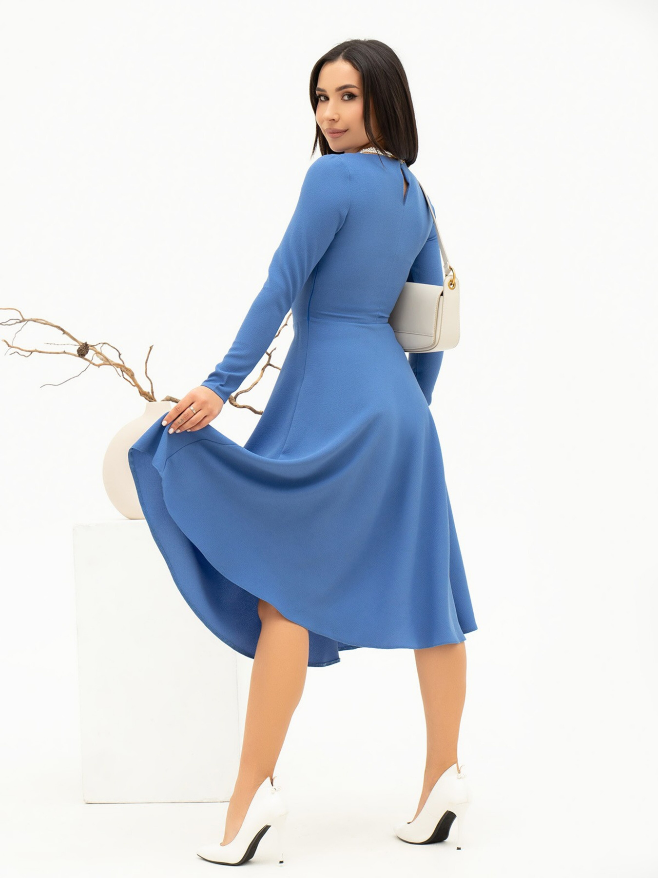 Платья ISSA Plus модель 13692_darkblue Фото