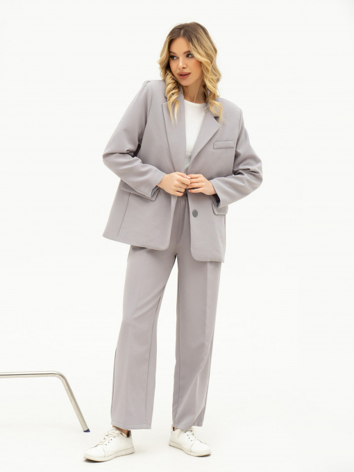 Костюмы ISSA Plus модель 13709_grey Фото