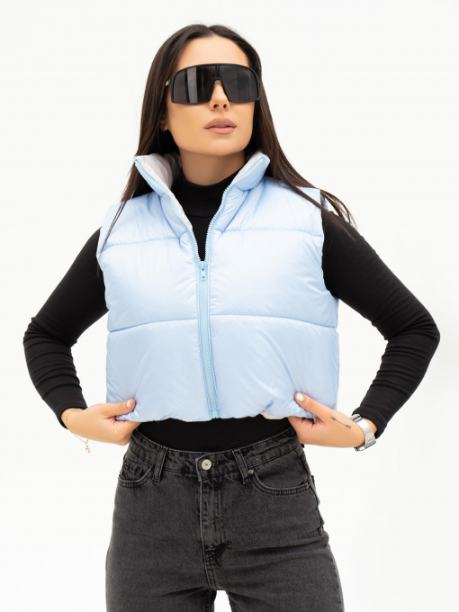 Куртки и дубленки ISSA Plus модель SA-441_lightblue Фото