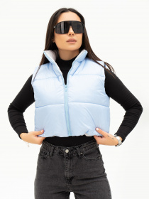 Куртки и дубленки ISSA Plus модель SA-441_lightblue Фото