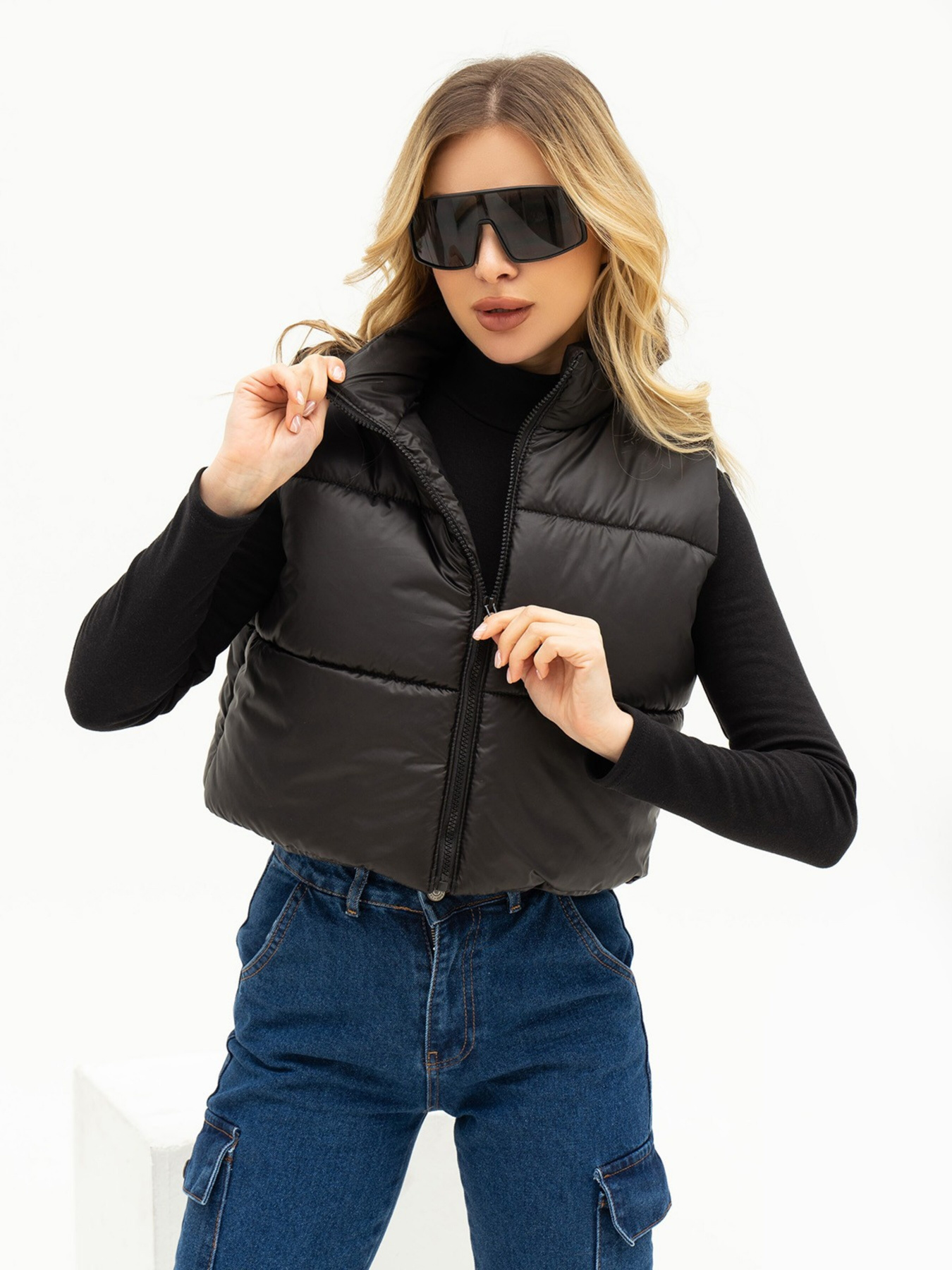 Куртки та дублянки ISSA Plus модель SA-441_black Фото