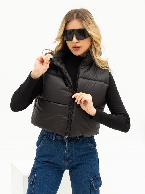 Куртки и дубленки ISSA Plus модель SA-441_black Фото