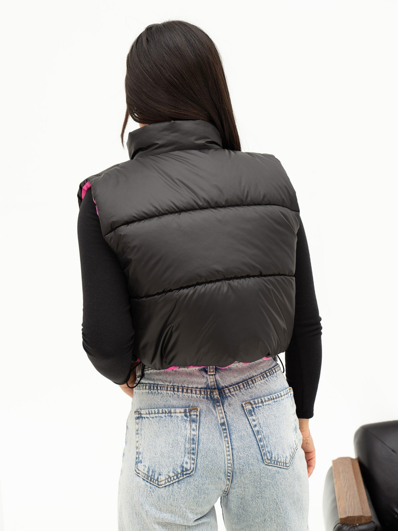 Куртки та дублянки ISSA Plus модель SA-441_blackpink Фото