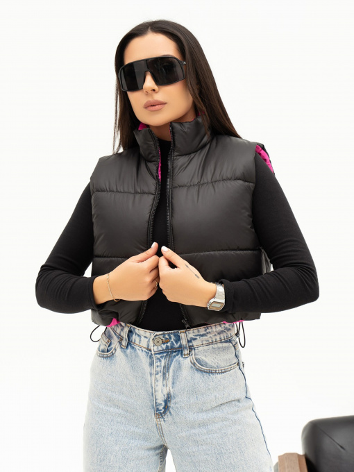 Куртки и дубленки ISSA Plus модель SA-441_blackpink Фото