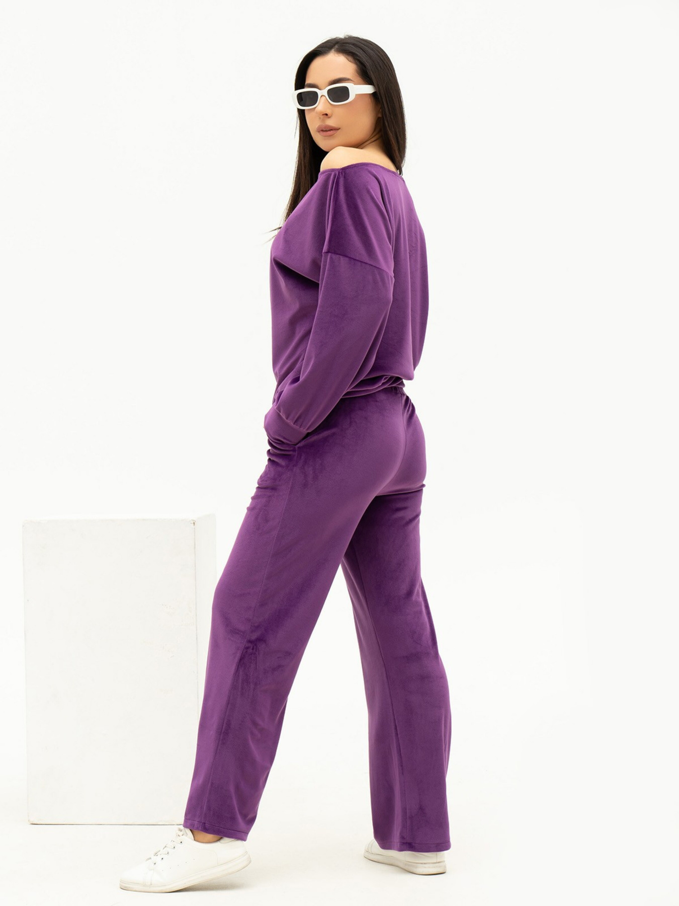 Костюмы ISSA Plus модель SA-448_purple Фото