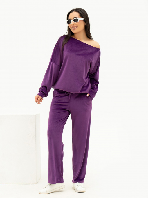 Костюмы ISSA Plus модель SA-448_purple Фото