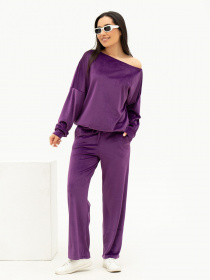 Костюмы ISSA Plus модель SA-448_purple Фото