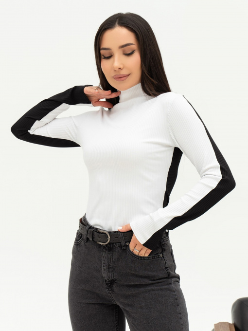 Свитры и кардиганы ISSA Plus модель SA-450_blackwhite Фото