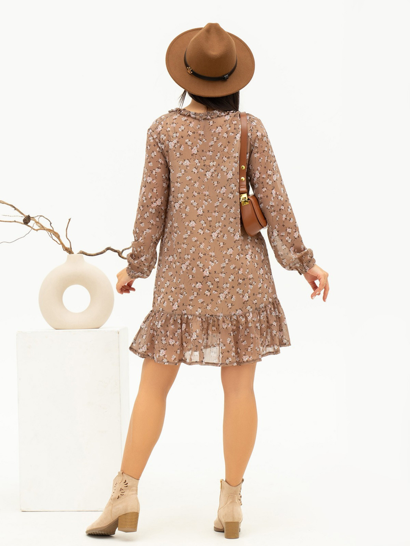 Платья ISSA Plus модель SA-452_beige Фото
